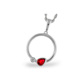 14KT Gold Ruby Necklace
