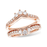 14KT Gold Ladies Diamond Wrap/Guard