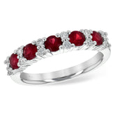 14KT Gold Ladies Ruby Wedding Ring
