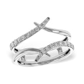14KT Gold Ladies Diamond Wrap/Guard