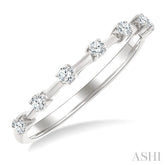 1/5 Ctw Round Cut Diamond Fashion Band in 14K White Gold
