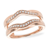 14KT Gold Ladies Diamond Wrap/Guard