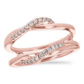 14KT Gold Ladies Diamond Wrap/Guard