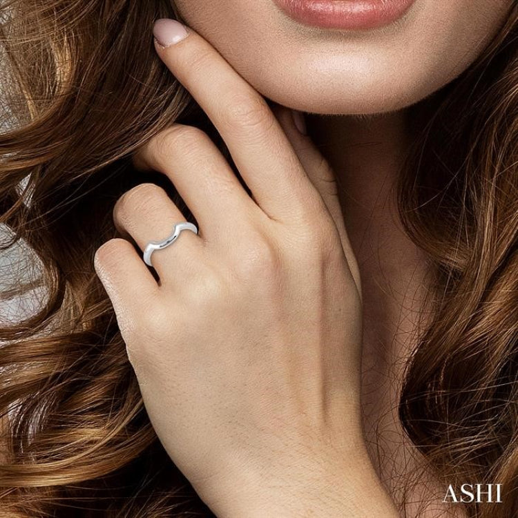 Shadow Band in 14K White Gold
