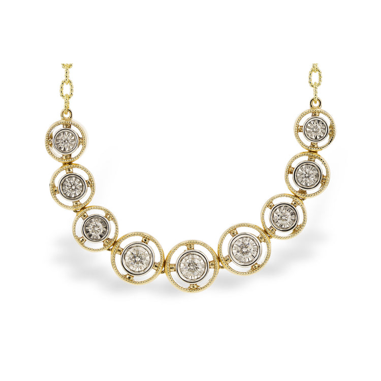 14KT Gold Diamond Necklace