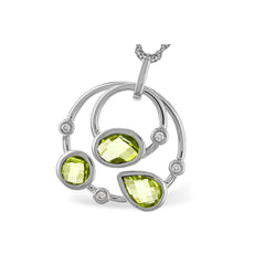 14KT Gold Peridot Necklace