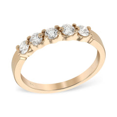14KT Gold Ladies Diamond Wedding Ring