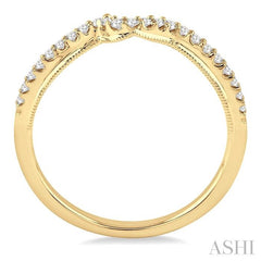 1/6 Ctw Round Cut Diamond Wedding Band in 14K Yellow Gold
