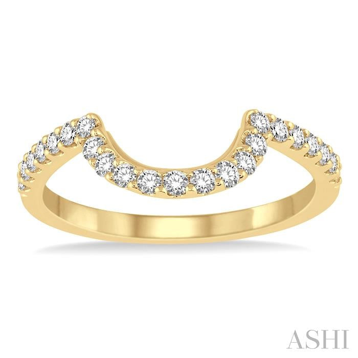1/3 Ctw Round Cut Diamond Wedding Band in 14K Yellow Gold