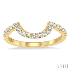 1/3 Ctw Round Cut Diamond Wedding Band in 14K Yellow Gold