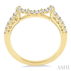 3/8 Ctw Round Cut Diamond Wedding Band in 14K Yellow Gold