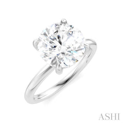 1/20 Ctw Circular Shape Round Cut Diamond Semi-Mount Engagement Ring in 14K White Gold
