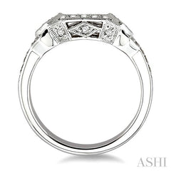 1/5 Ctw Diamond Matching Wedding Band in 14K White Gold