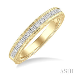 7/8 Ctw Diamond Matching Wedding Band in 18K Yellow Gold