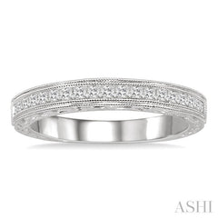 1/3 Ctw Princess Cut Diamond Matching Wedding Band in 14K White Gold