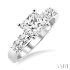 3/8 Ctw Diamond Semi-Mount Engagement Ring in 14K White Gold