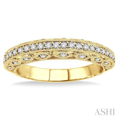 3/8 Ctw Diamond Matching Wedding Band in 14K Yellow Gold