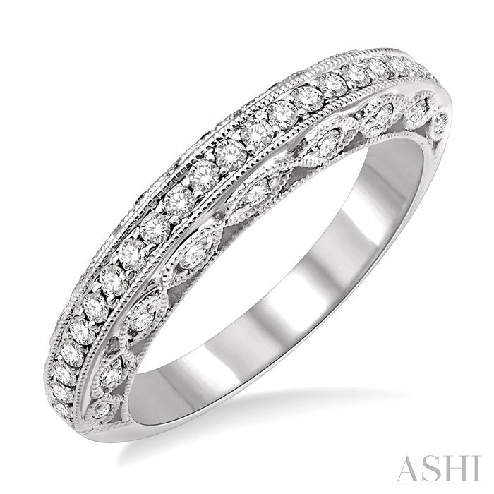 3/8 Ctw Diamond Matching Wedding Band in 14K White Gold