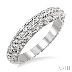 3/8 Ctw Diamond Matching Wedding Band in 14K White Gold