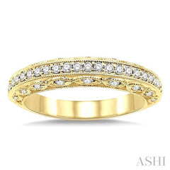 3/8 Ctw Diamond Matching Wedding Band in 14K Yellow Gold