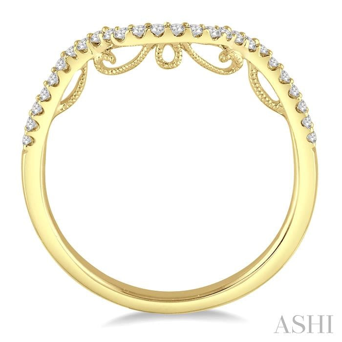 1/6 Ctw Round Diamond Wedding Band in 14K Yellow Gold