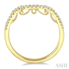 1/6 Ctw Round Diamond Wedding Band in 14K Yellow Gold