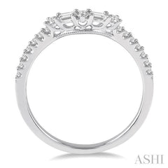 1/3 Ctw Diamond Wedding Band in 14K White Gold