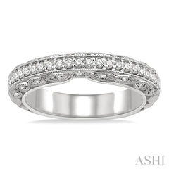 3/8 Ctw Diamond Matching Wedding Band in 14K White Gold