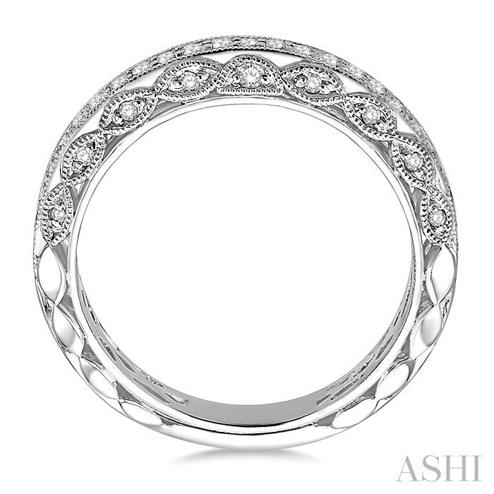 3/8 Ctw Diamond Matching Wedding Band in 14K White Gold