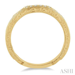 1/5 Ctw Round Diamond Wedding Band in 14K Yellow Gold