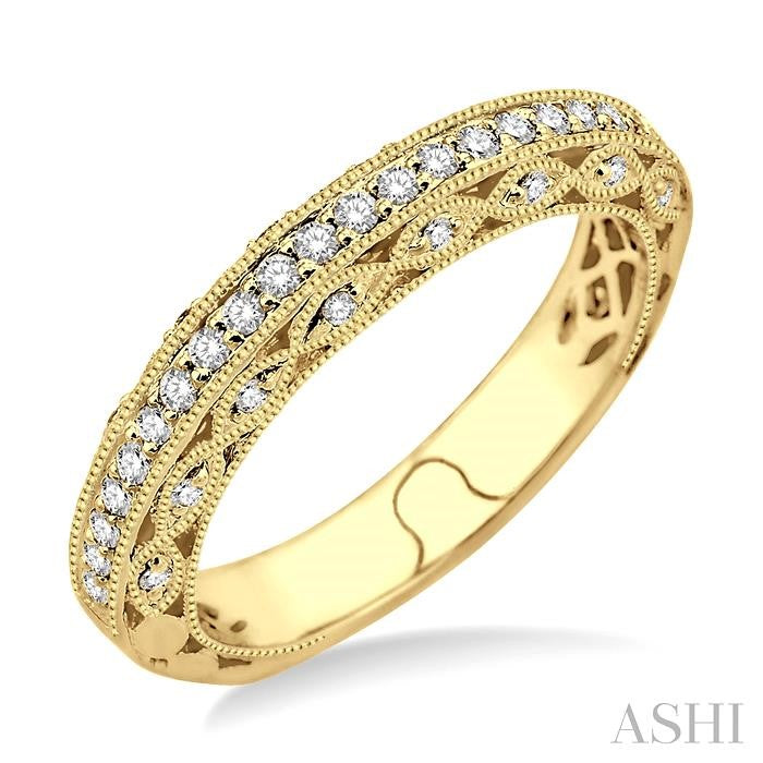 1/4 Ctw Diamond Matching Wedding Band in 14K Yellow Gold