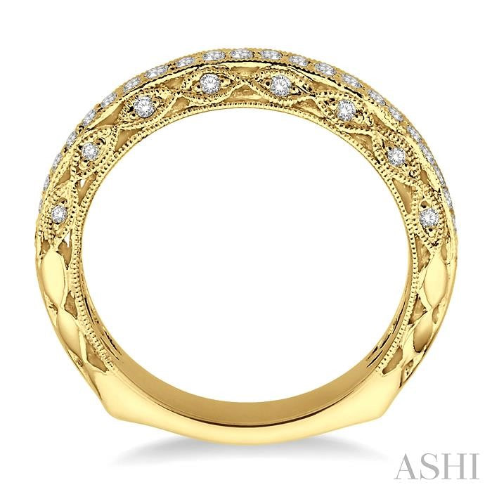 1/4 Ctw Diamond Matching Wedding Band in 14K Yellow Gold