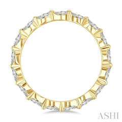 5/8 Ctw Marquise Cut Diamond Eternity Wedding Band in 14K Yellow Gold