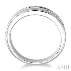 3/4 Ctw Princess Cut Diamond Wedding Band in 14K White Gold