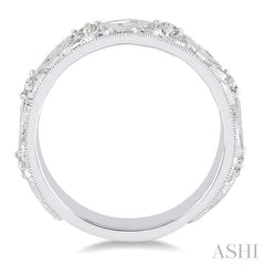 1/2 Ctw Diamond Stack Band in 14K White Gold
