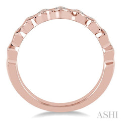 3/4 Ctw Round Cut Diamond Stack Band in 14K Rose Gold