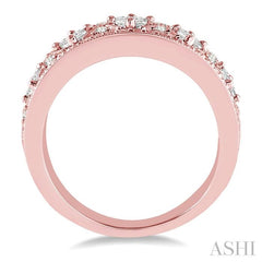 7/8 Ctw Diamond Fashion Band in 14K Rose Gold