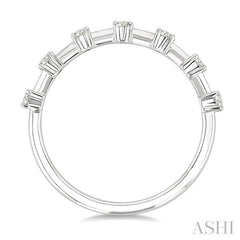 1/5 Ctw Round Cut Diamond Fashion Band in 14K White Gold