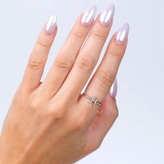 1/20 Ctw Initial 'U' Round Cut Diamond Fashion Ring in 10K Yellow Gold