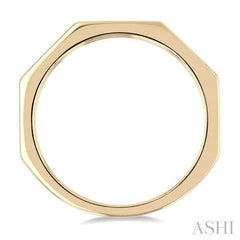 1/20 Ctw Marquise Cut Diamond Signet Ring in 14K Yellow Gold