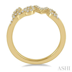 1/5 Ctw Love Round Cut Diamond Fashion Ring in 14K Yellow Gold