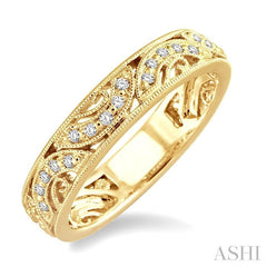1/6 Ctw Diamond Fashion Ring in 14K Yellow Gold