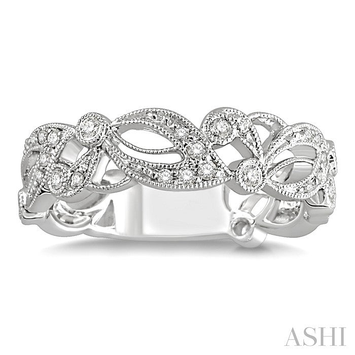 1/5 Ctw Diamond Fashion Ring in 14K White Gold