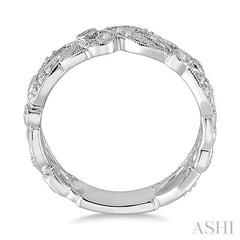 1/5 Ctw Diamond Fashion Ring in 14K White Gold
