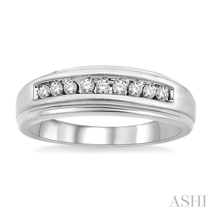 1/6 Ctw Round Diamond Women's Ring in 10K White Gold
