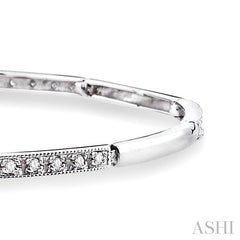 1/4 Ctw Round Cut Diamond Bracelet in 14K White Gold