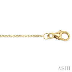 2.60 MM Round Cut Sapphire and 1/10 Ctw Evil Eye Round Cut Diamond Precious Petite Fashion Bracelet in 10K Yellow Gold