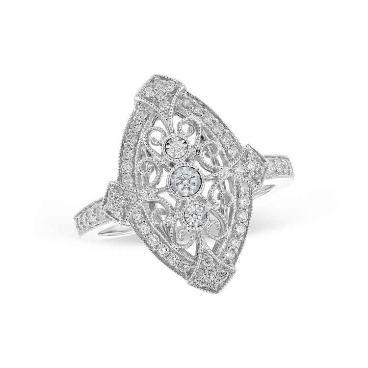 14KT Gold Ladies Diamond Ring