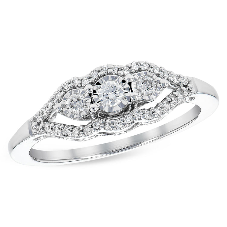 14KT Gold Ladies Diamond Ring