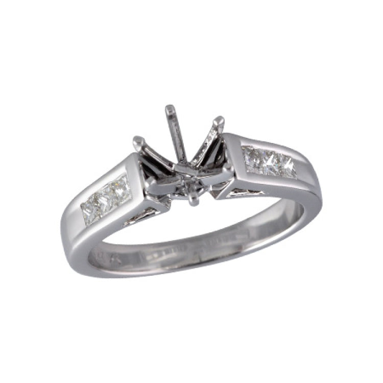 14KT Gold Semi-Mount Engagement Ring